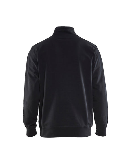 Blaklader Half-Zip 2-Tone Sweatshirt 3353 - Black/Mid Grey