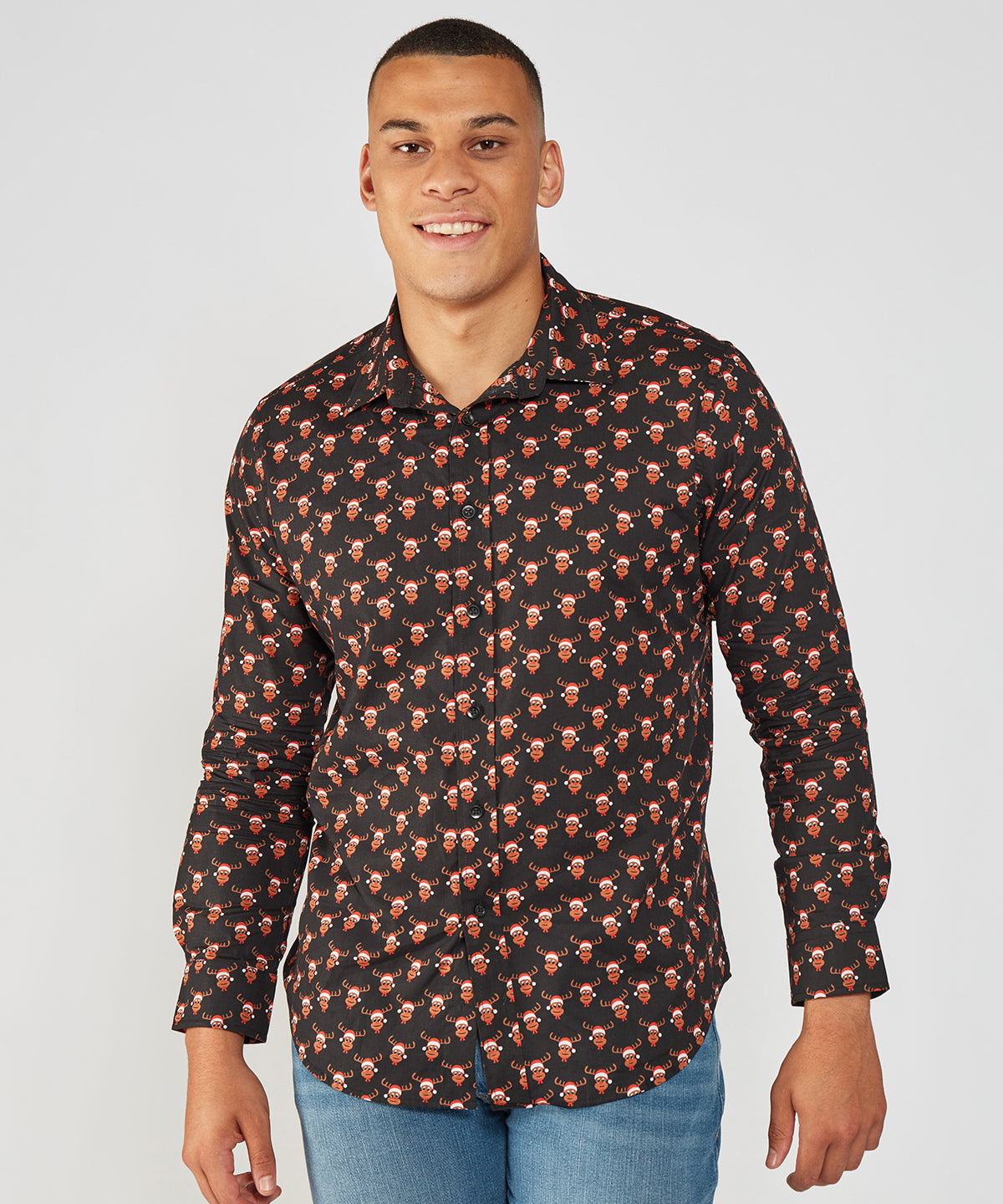 The Christmas Shop Printed Christmas Shirt