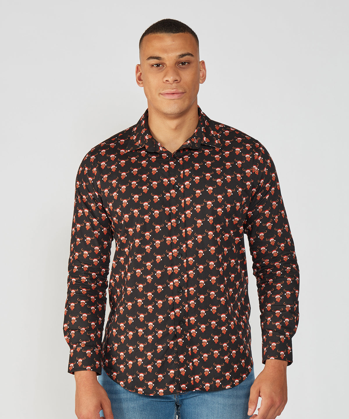 The Christmas Shop Printed Christmas Shirt