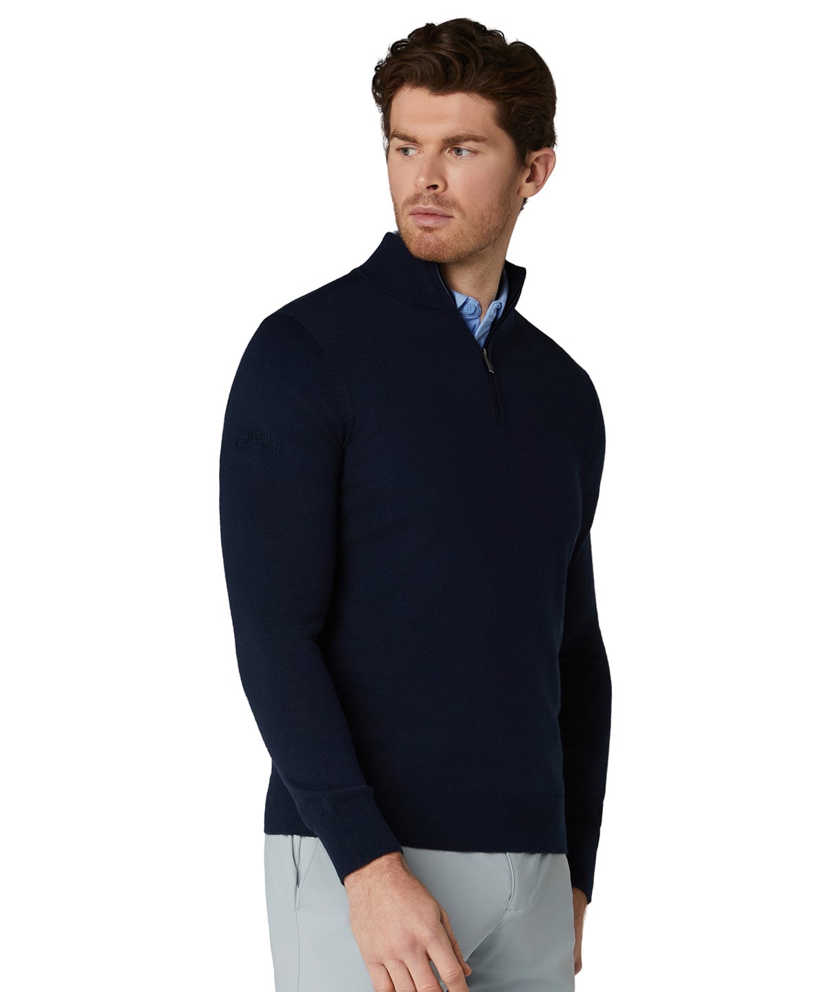 Callaway CW053 1/4-Zip Merino Blend Sweater