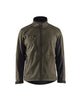 Blaklader Softshell Jacket 4950 #colour_dark-olive-green-black