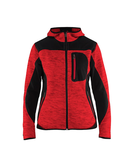 Blaklader Women's Knitted Jacket 4931 #colour_red-black