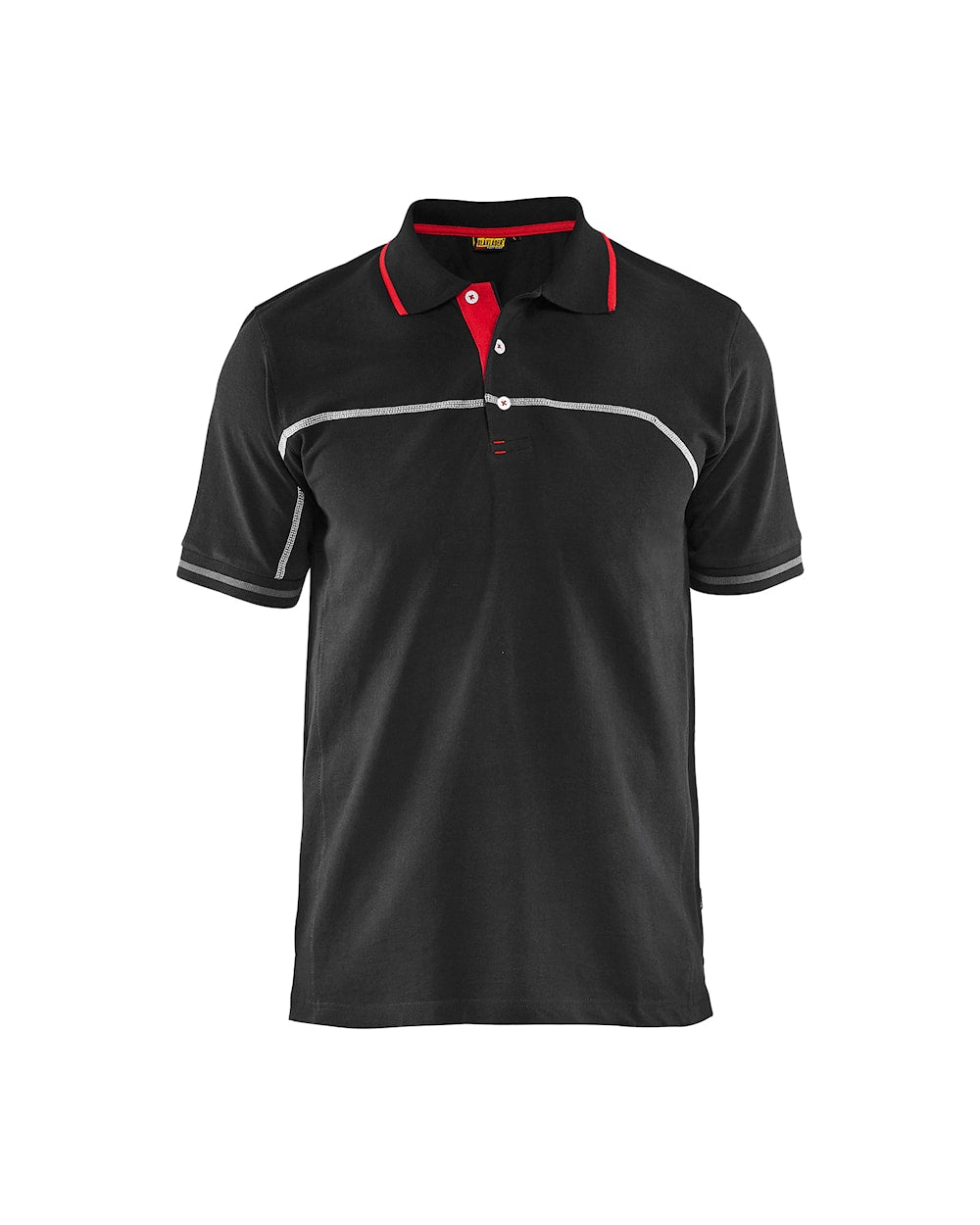 Blaklader Polo Shirt 3389 #colour_black-red