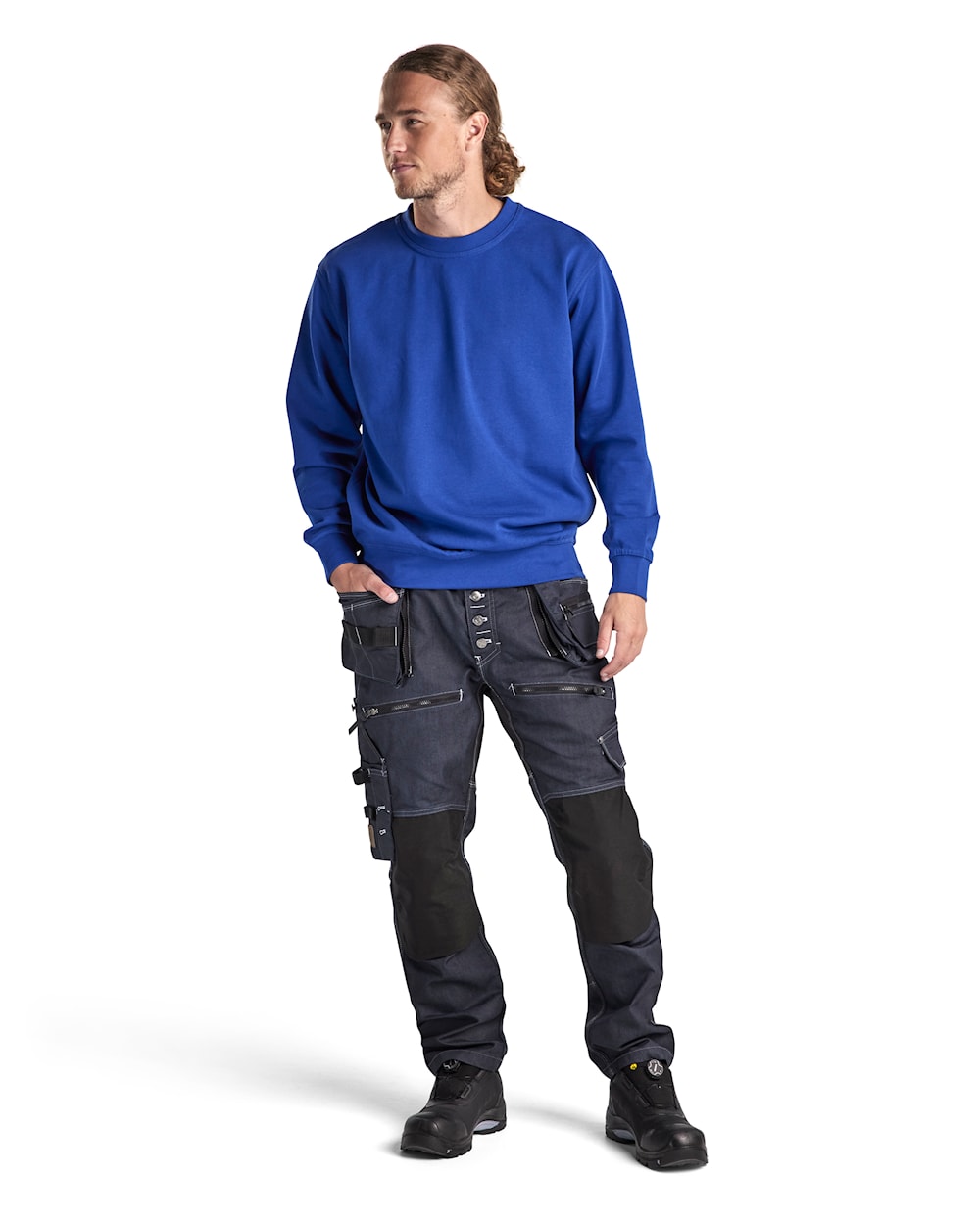 Blaklader Sweatshirt 3340 #colour_cornflower-blue