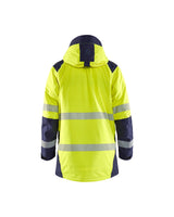 Blaklader Winter Parka Hi-Vis 4457 #colour_hi-vis-yellow-navy-blue