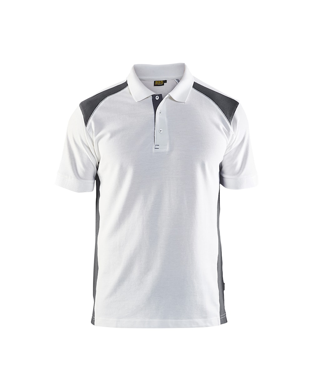 Blaklader Polo Shirt 3324 #colour_white-dark-grey