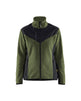 Blaklader Women's Knitted Jacket with Softshell 5943 #colour_autumn-green-black