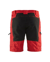 Blaklader Service Shorts Stretch 1449 #colour_red-black