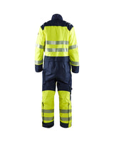 Blaklader Multinorm Winter Overall 6317 #colour_hi-vis-yellow-navy-blue