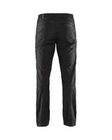 Blaklader Service Trousers with Stretch 1456 #colour_black-dark-grey