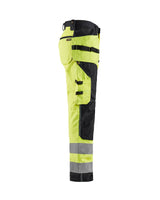 Blaklader Hi-Vis Craftsman Trousers 1568 - Hi-Vis Yellow/Black