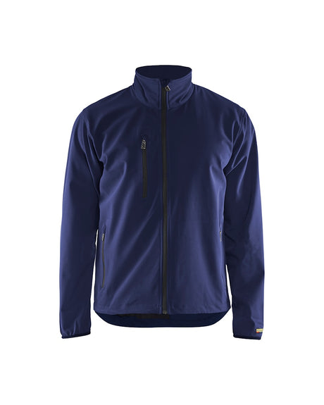 Blaklader Light Softshell Jacket 4952 #colour_navy-blue-black