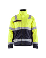 Blaklader Multinorm Winter Jacket 4069 #colour_hi-vis-yellow-navy-blue