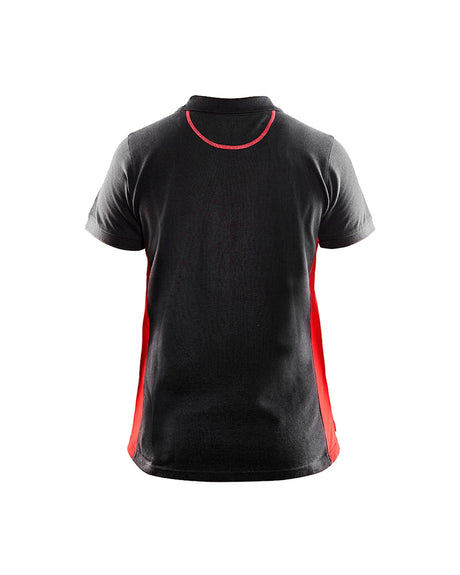 Blaklader Women's Polo Shirt 3390 #colour_black-red