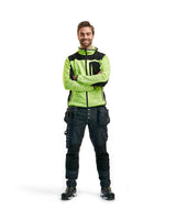 Blaklader Knitted Jacket 4930 #colour_hi-vis-yellow-black