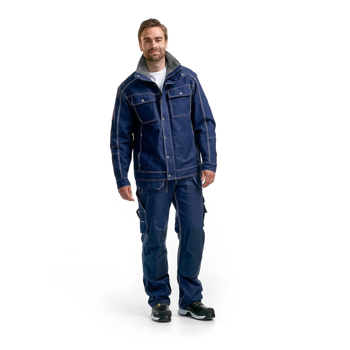Blaklader Winter Trousers 1515 #colour_navy-blue