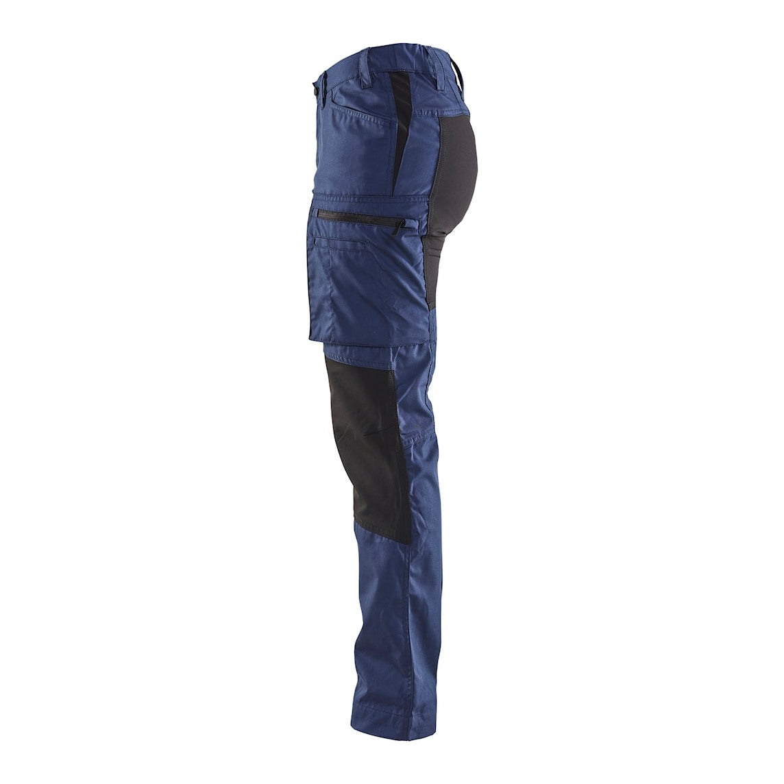 Blaklader Women's Service Trousers Stretch 71591845 #colour_navy-blue-black