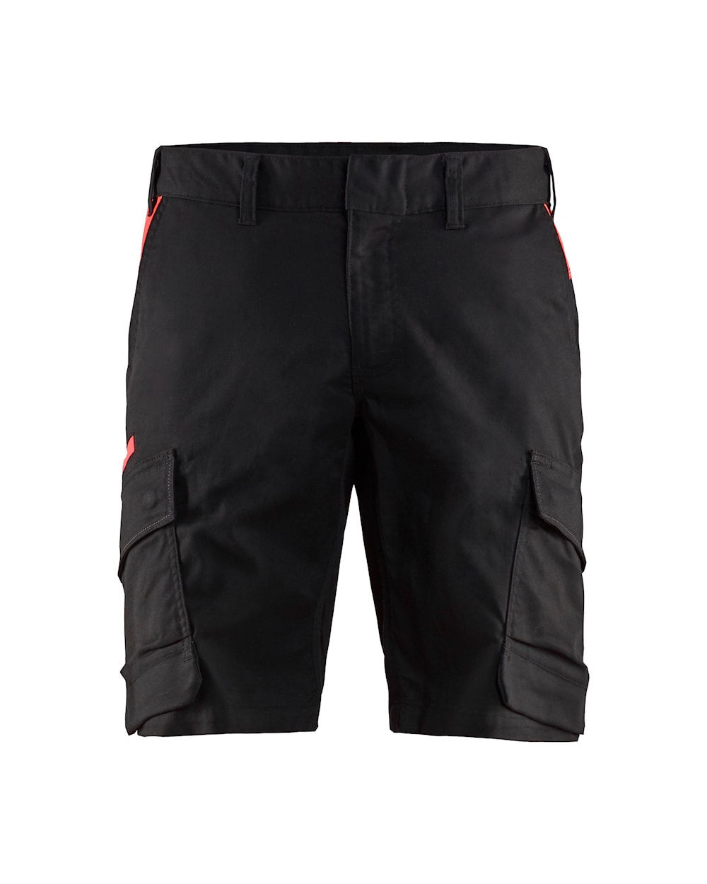 Blaklader Industry Shorts Stretch 1446 #colour_black-red