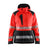 Blaklader Women's Shell Jacket Hi-Vis 4436 #colour_red-hi-vis-black