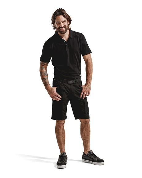 Blaklader Service Shorts Stretch 1449 #colour_black