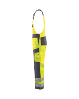 Blaklader Hi-Vis Bib Trousers 2660 - Hi-Vis Yellow/Mid Grey