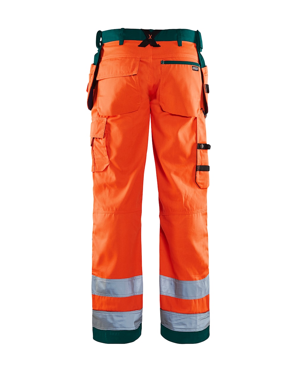 Blaklader Hi-Vis Craftsman Trousers 1568 - Orange/Green