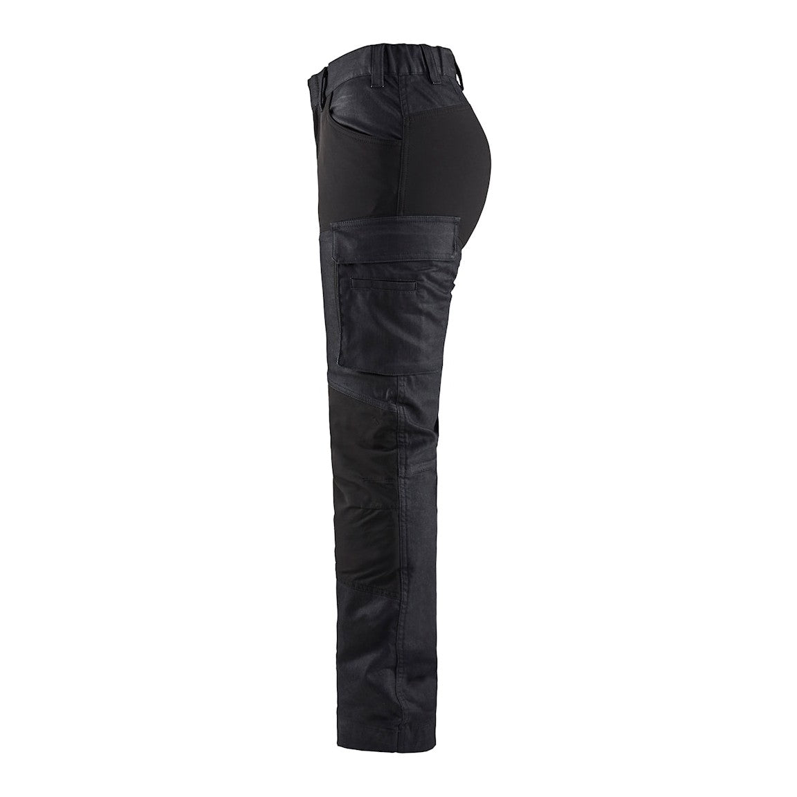 Blaklader Women's Service Trousers Denim Stretch 7147 #colour_navy-blue-black