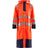 Blaklader Rain Coat Hi-Vis Level 1 4325 #colour_orange-navy-blue