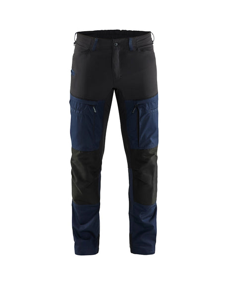 Blaklader Service Trousers with Stretch 1456 #colour_dark-navy-black