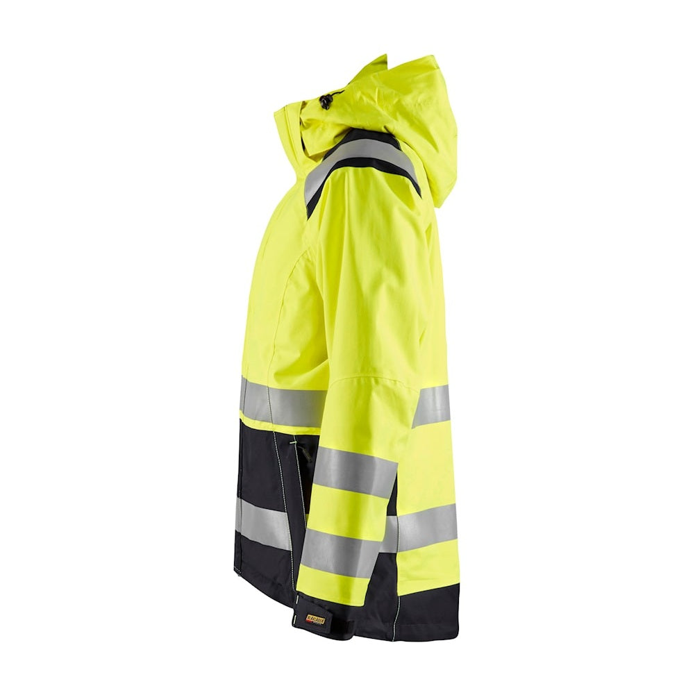 Blaklader Women's Hi-Vis Shell Jacket 4904 #colour_hi-vis-yellow-black