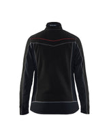 Blaklader Women's Micro Fleece Jacket 4924 #colour_black-red