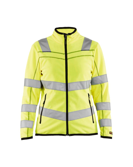 Blaklader Women's Microfleece Jacket Hi-Vis 4966 #colour_hi-vis-yellow