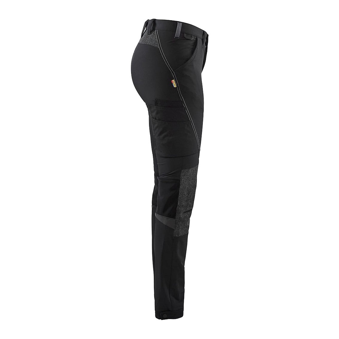 Blaklader Ladies 4-Way Stretch Service Trousers 7122 #colour_black-dark-grey