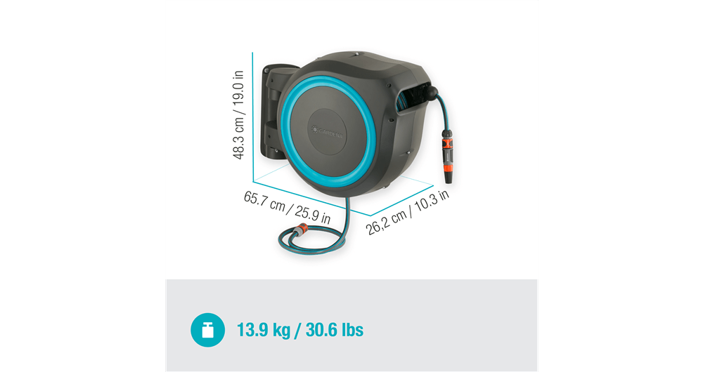 Gardena Wall-Mounted Hose Box RollUp XL