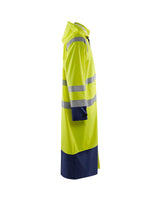 Blaklader Rain Coat Hi-Vis Level 1 4325 #colour_hi-vis-yellow-navy-blue