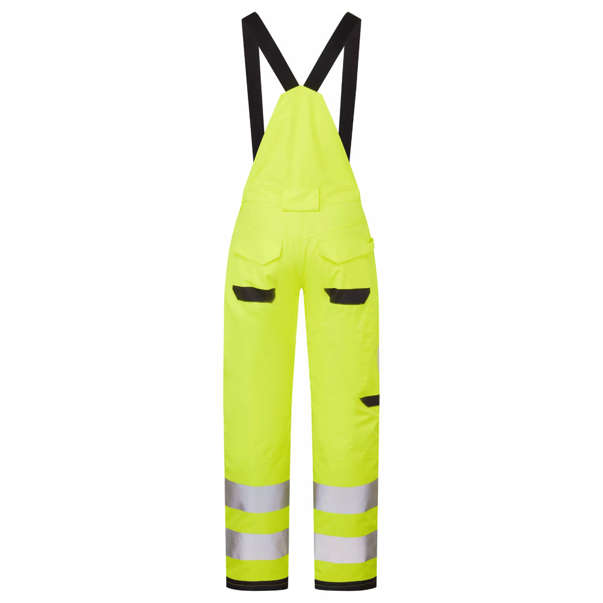Supertouch System Hi-Vis Eco Thermal Waterproof Trouser with Shoulder Straps
