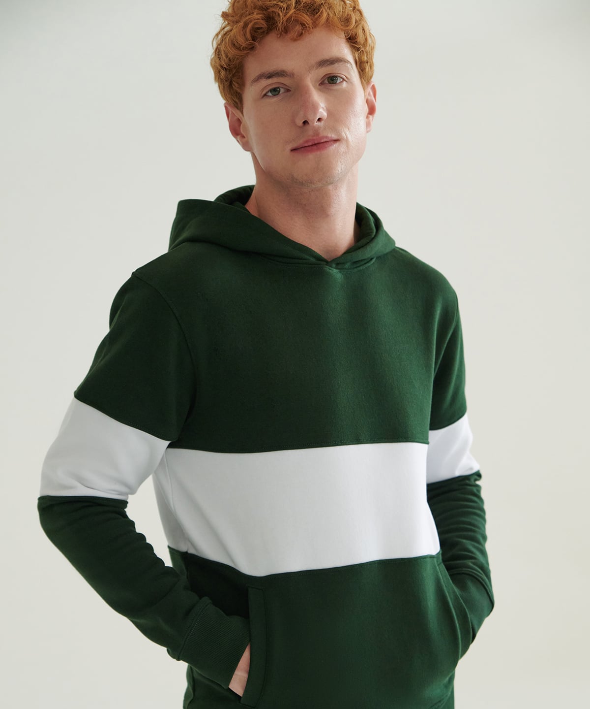Front Row FR803 Heavyweight Panelled Hoodie