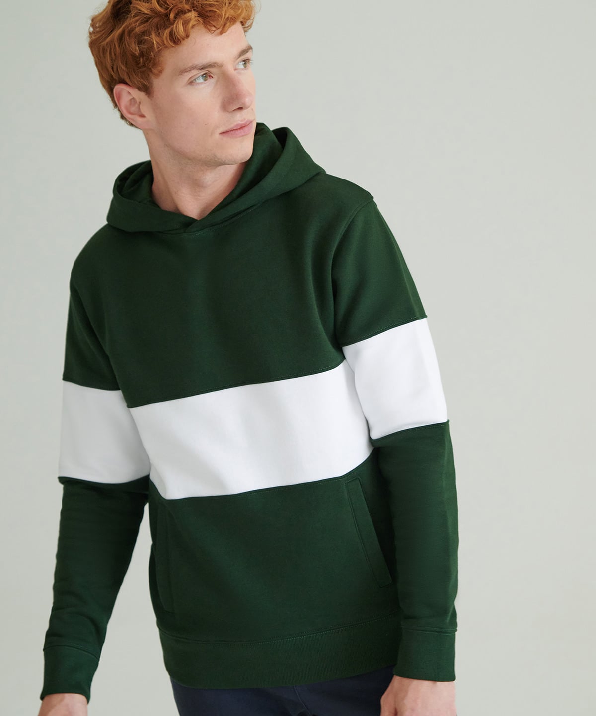 Front Row FR803 Heavyweight Panelled Hoodie