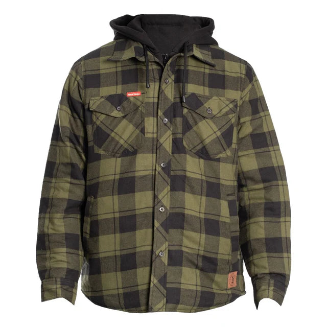 Hard Yakka Quilted Flannel Shacket
