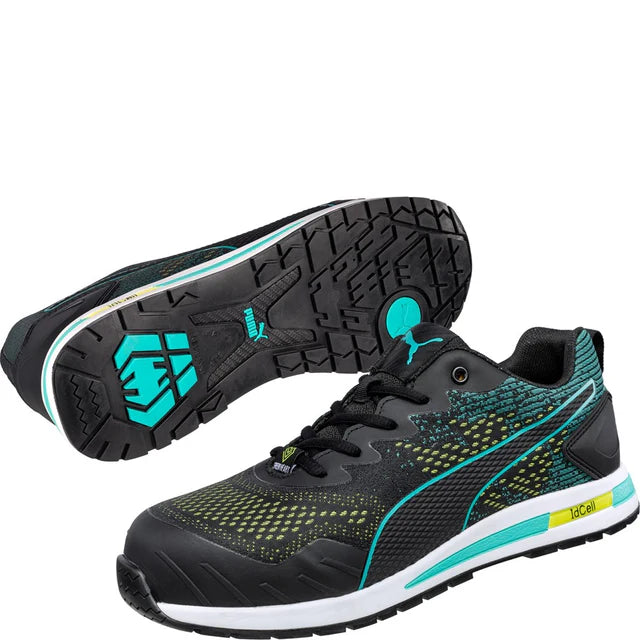 Puma Safety Vivid Green Heart Low Trainer