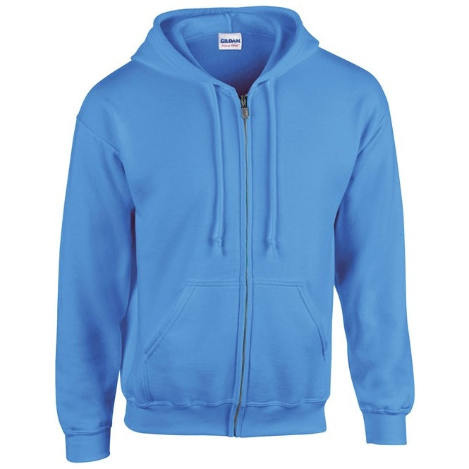 Gildan Heavy Blend Full Zip Hooded Sweatshirt - Carolina Blue