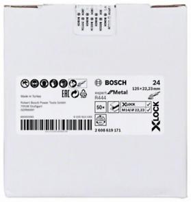 Bosch Professional X-LOCK Fibre Sanding Discs - 125mm G24 R444 Expert for Metal