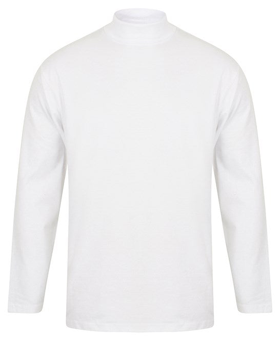 Henbury Long Sleeve Roll Neck Top