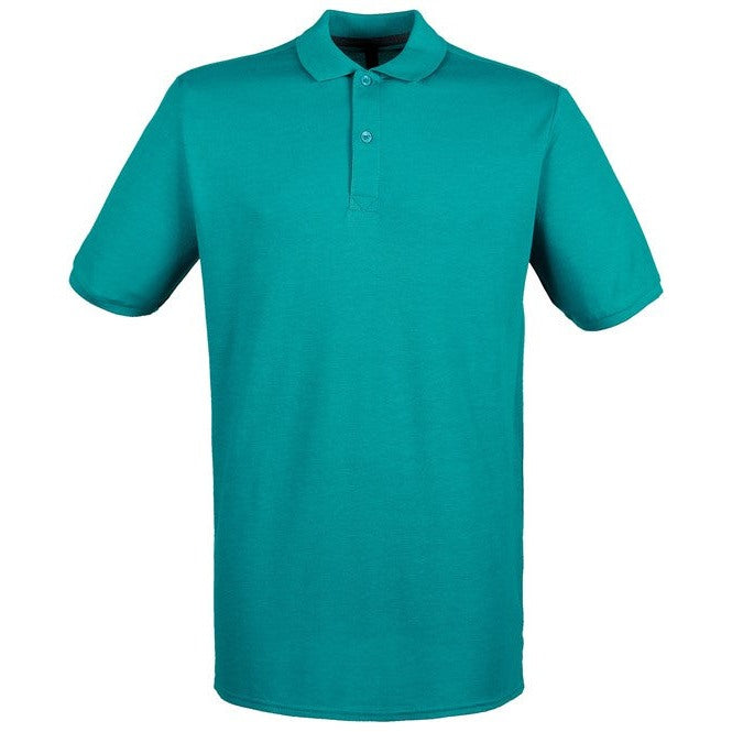 Henbury Micro-Fine Piqué Polo Shirt - Bright Jade