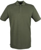 Henbury Micro-Fine Piqué Polo Shirt - Olive