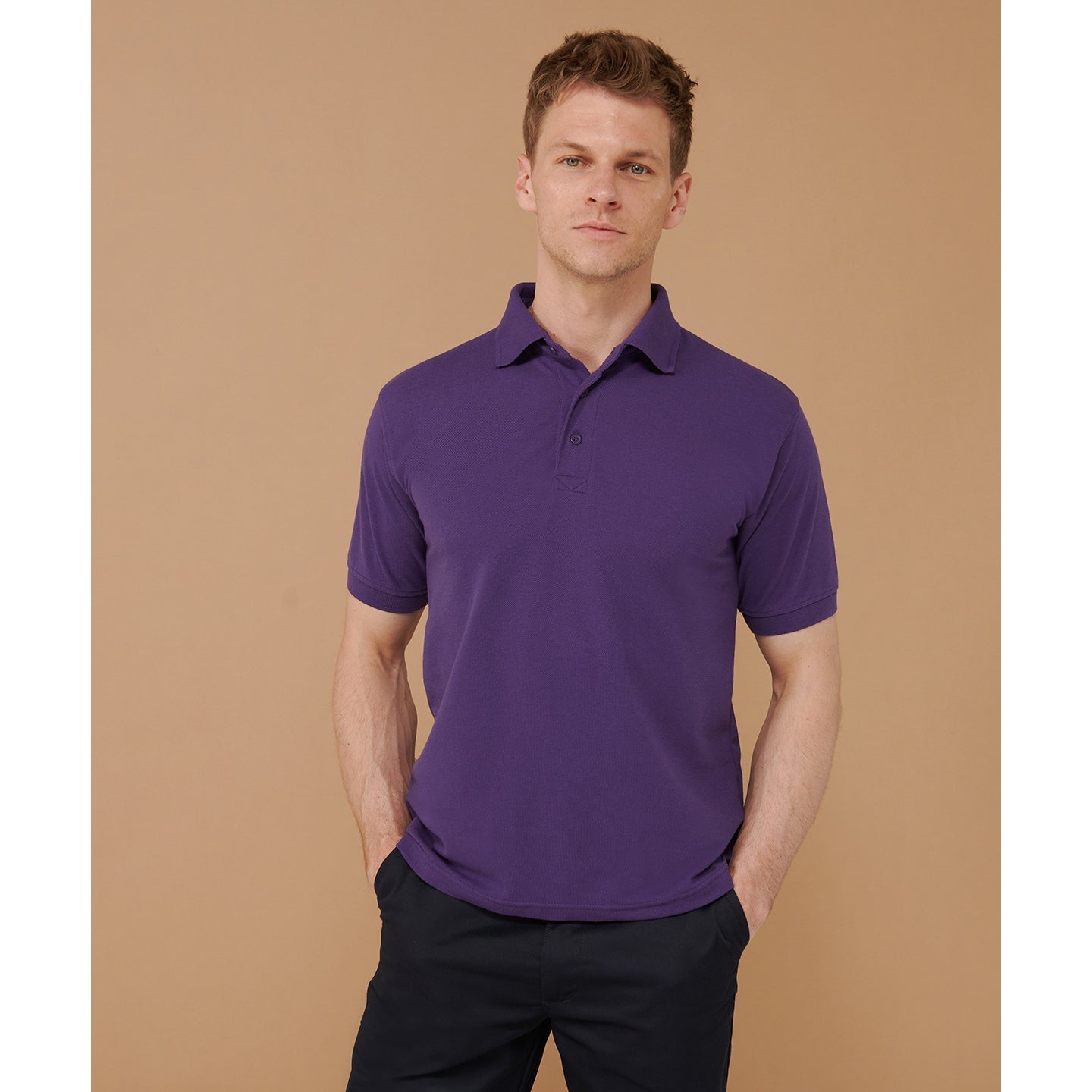 Henbury 65/35 Classic Piqué Polo Shirt - Olive