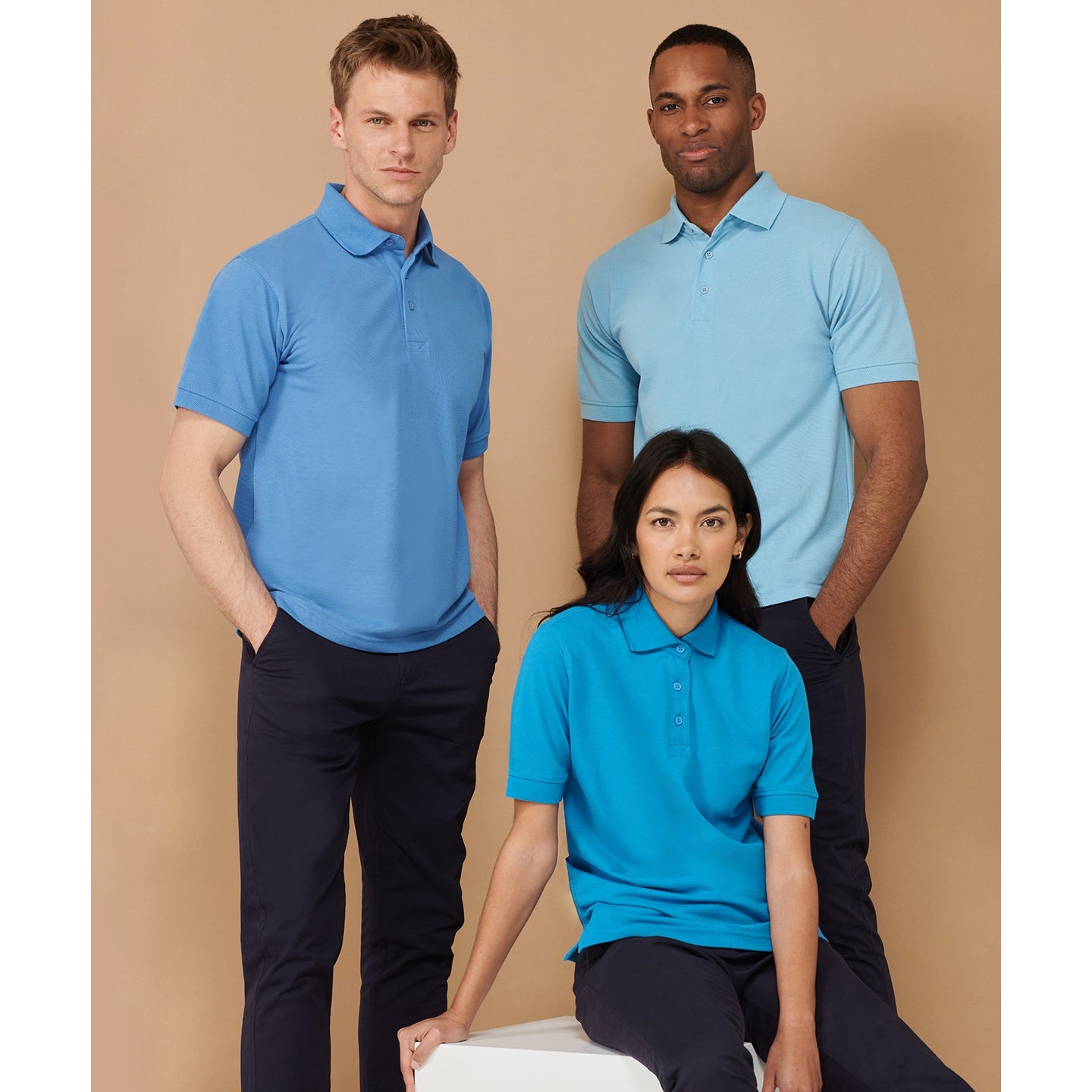 Henbury 65/35 Classic Piqué Polo Shirt - Dark Grey