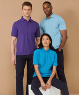 Henbury 65/35 Classic Piqué Polo Shirt - Purple