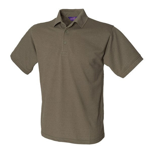 Henbury 65/35 Classic Piqué Polo Shirt - Olive
