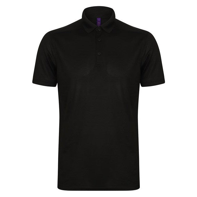 Henbury Stretch Polo Shirt With Wicking Finish (Slim Fit)